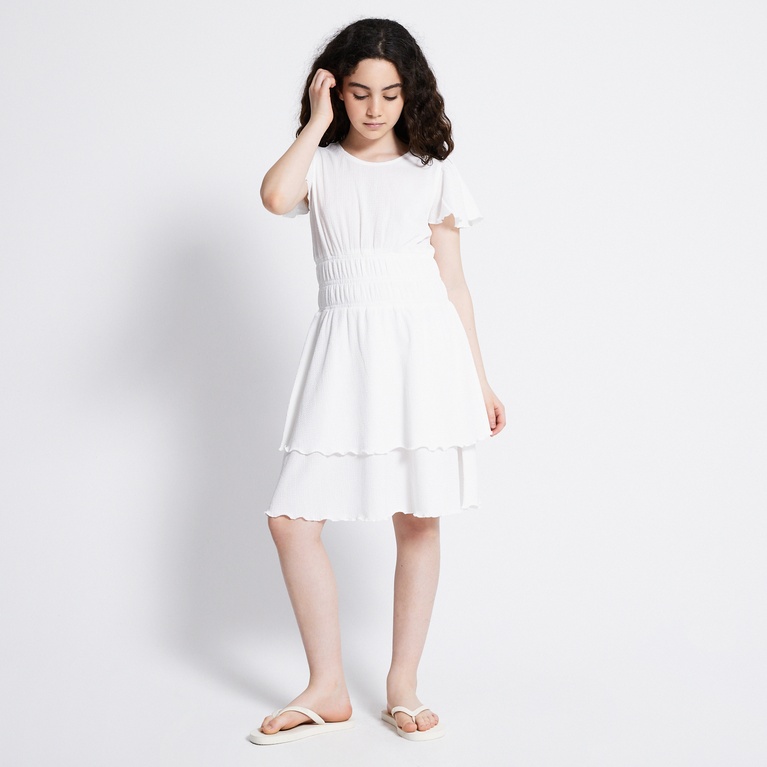 Smock frill dress "Helena"